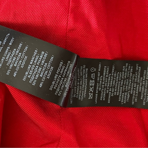 NWT Balmain blazer Grain De Poudre Double Breasted Jacket size 38 - Picture 10 of 13